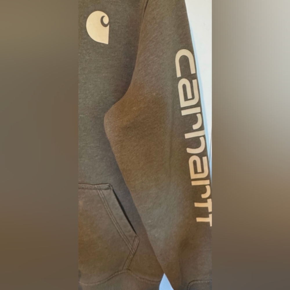 Carhartt Wmn's Midweight Logo Sleeve Graphic Hoodie  Size 1X MSRP $59.99 - Picture 4 of 8